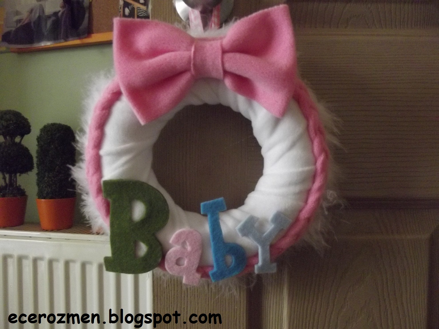 ecerce bebek kapı süsü&hellip;