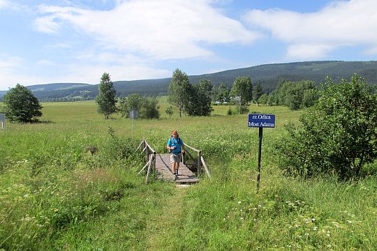 Most Adama nad Dziką Orlicą.