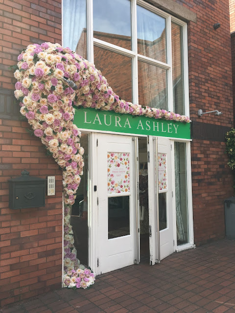 Pictures of inspirational spring furniture and clothing from the Laura Ashley Press Day Spring/Summer 2017
