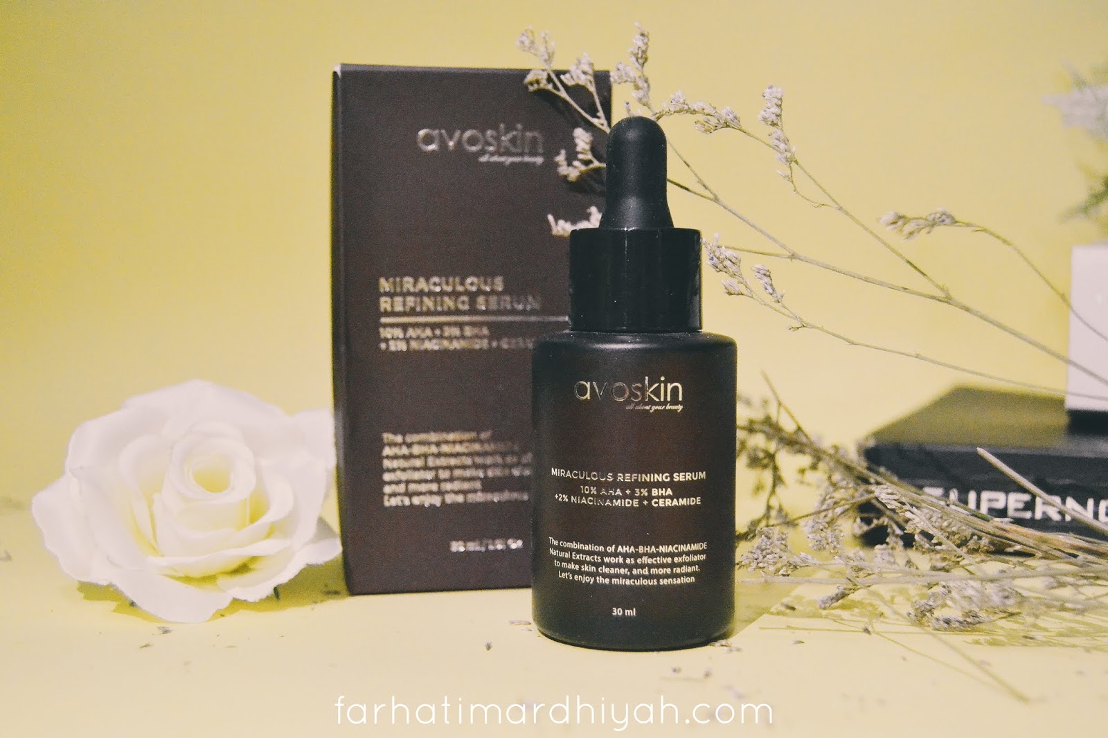 Review Avoskin Miraculous Refining Serum, Exfoliator Untuk Acne Prone