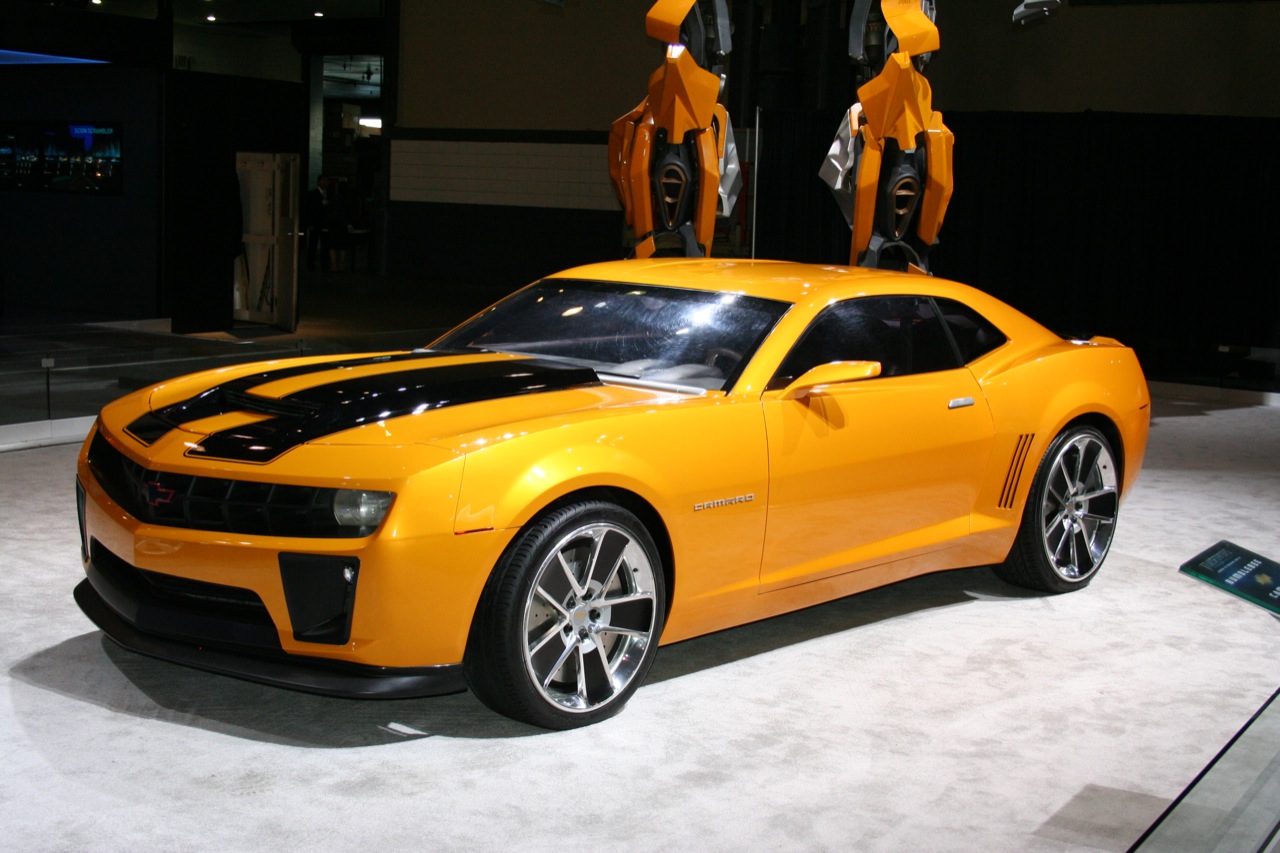 World Of Cars: Chevrolet camaro yellow