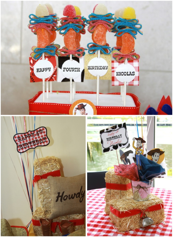 Woody's Cowboy Inspired Round Up Party - via BirdsParty.com