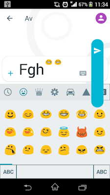 google allo large text and emoticons