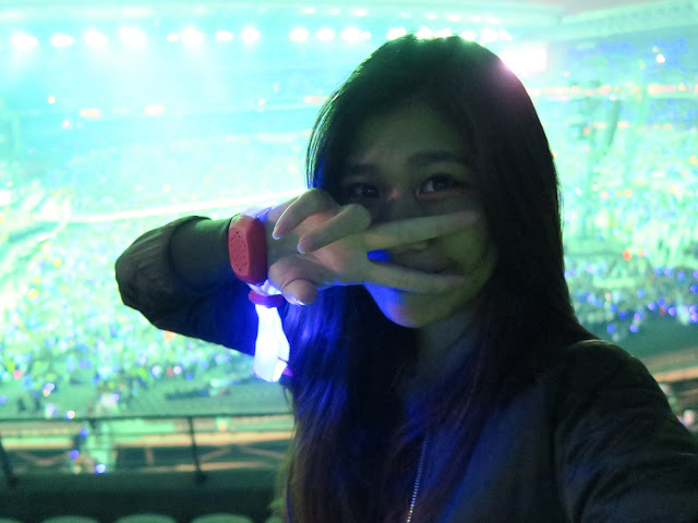 Angie at Coldplay concert 