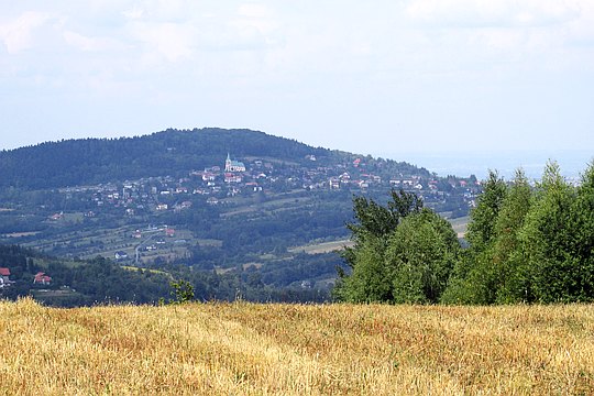 Lanckorońska Góra (545 m n.p.m.).
