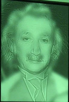 Optical Illusion of Albert Einstein & Marilyn Monroe