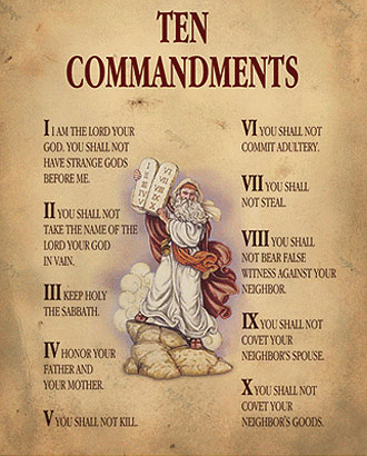 ten commandments missing link debate court