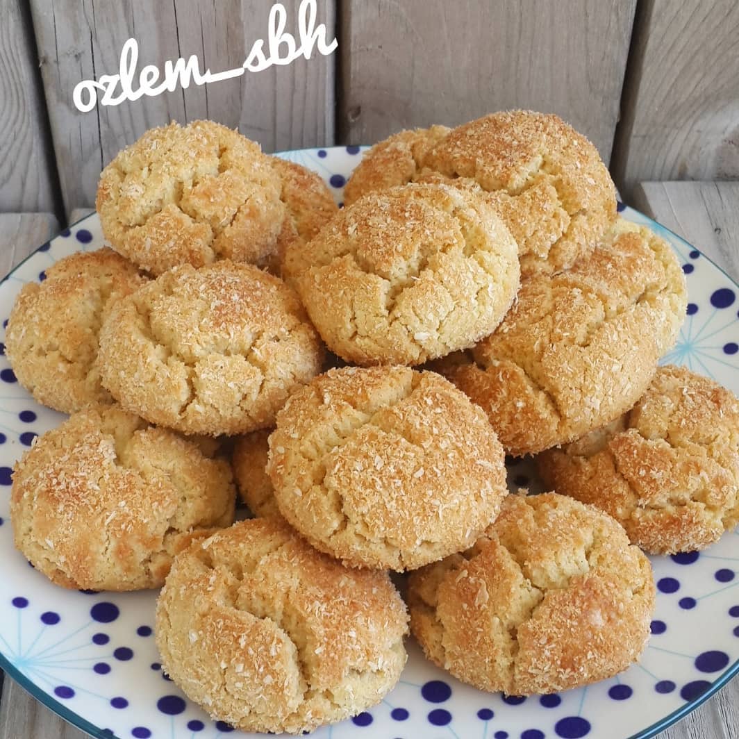 Hindistan Cevizli Kurabiye Lezzetli Sunumlar