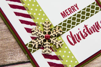 Make in a Moment - Washi Tape Christmas Card - Get the details here