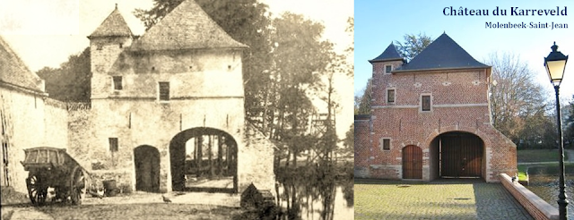 Château du Karreveld - De scènes d'histoire en scènes de théâtre - Vue de la porte cochère - Molenbeek-Saint-Jean - Bruxelles-Bruxellons