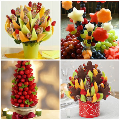 15 Idéias de arranjos de frutas para decoração da mesa de natal | Blog Casa  e Decoração