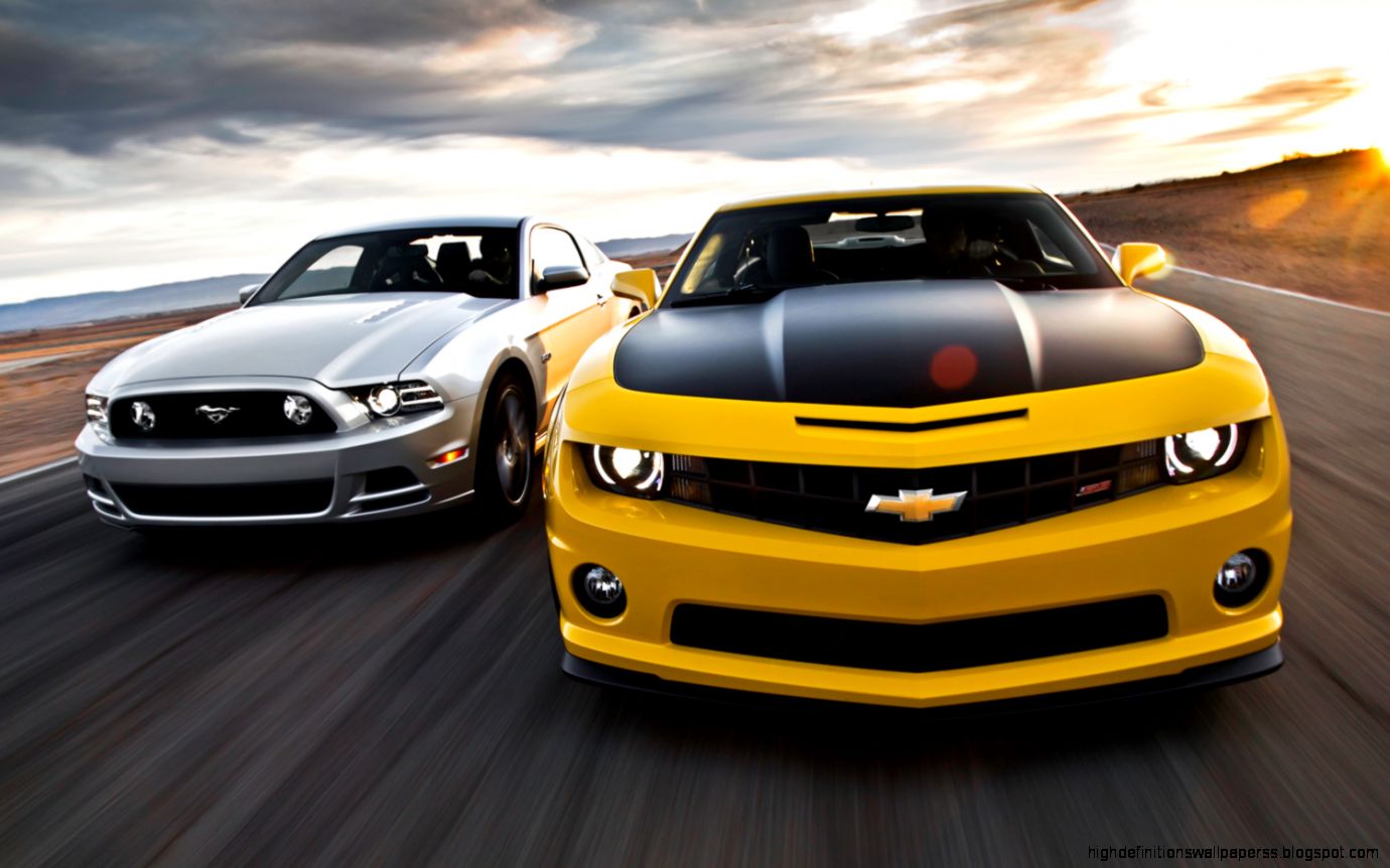 Wallpapers Hd Ford Mustang Chevrolet Camaro High