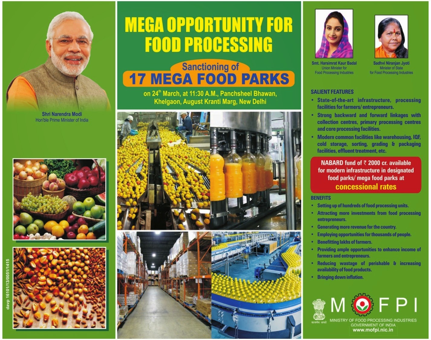 Twenty22-India on the move: Of Food Parks....