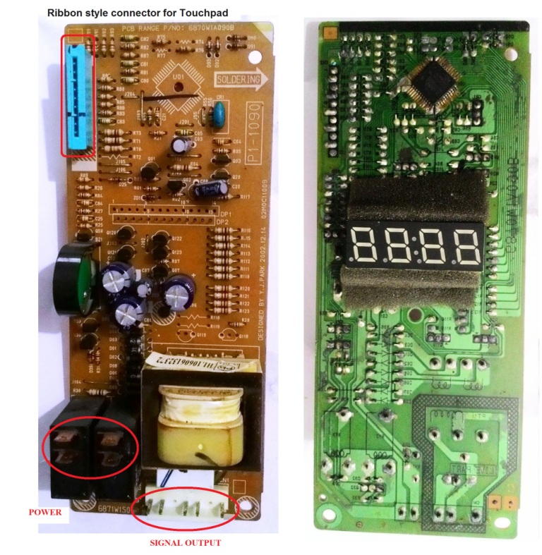 Self Help Replace The Touch Pad Control Panel Of Lg Microwave Oven Control And Display Board