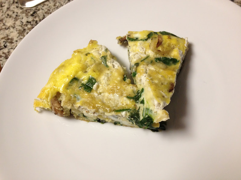 Small Talk Spinach & Goat Cheese Frittata