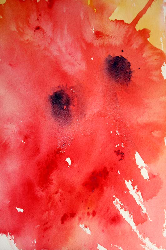 Watercolours With Life: Red and Yellow Washes : Watercolour Work Outs
