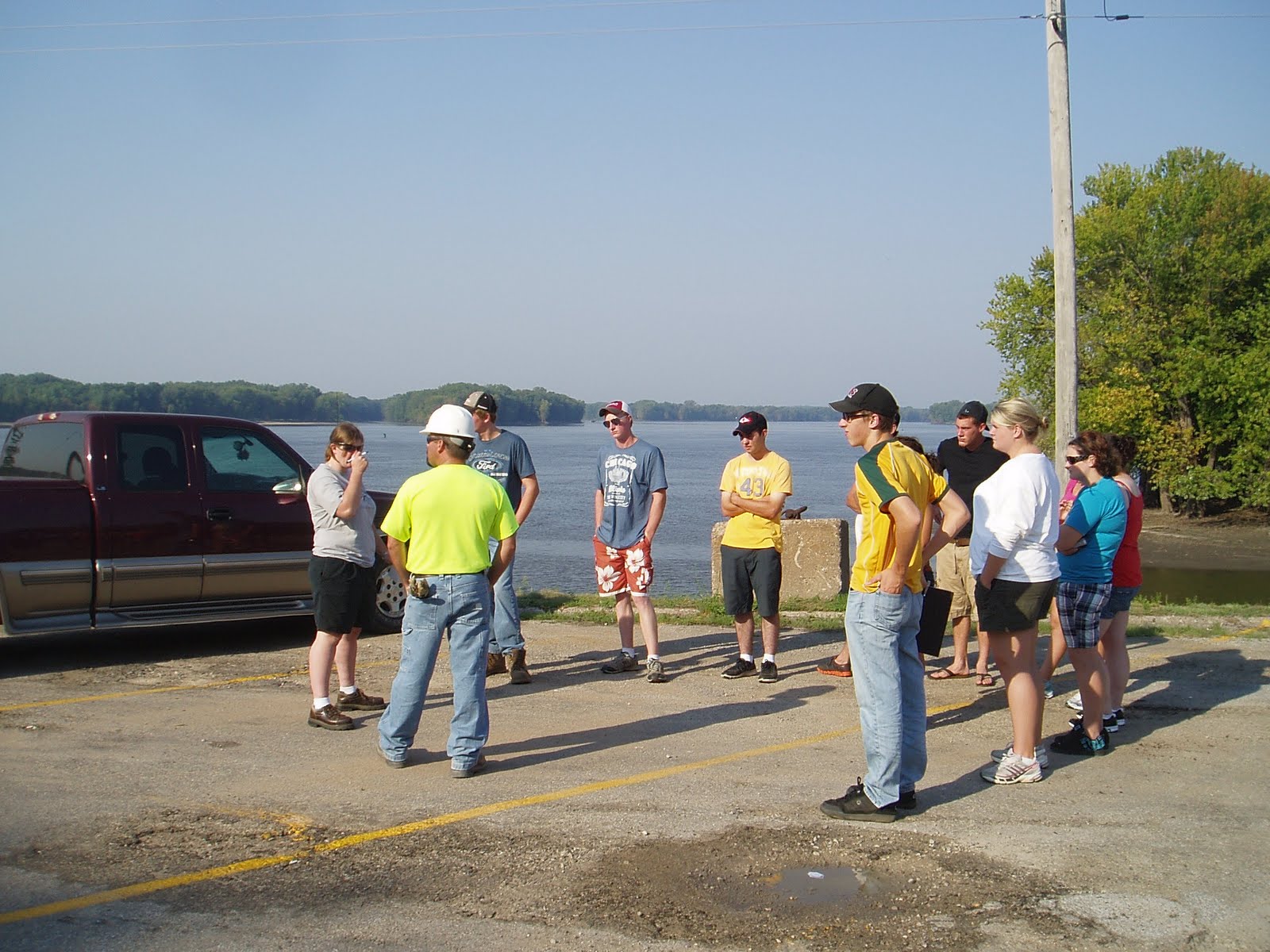 US Agriculture Study Tour Cargill Grain Terminal New Boston Il