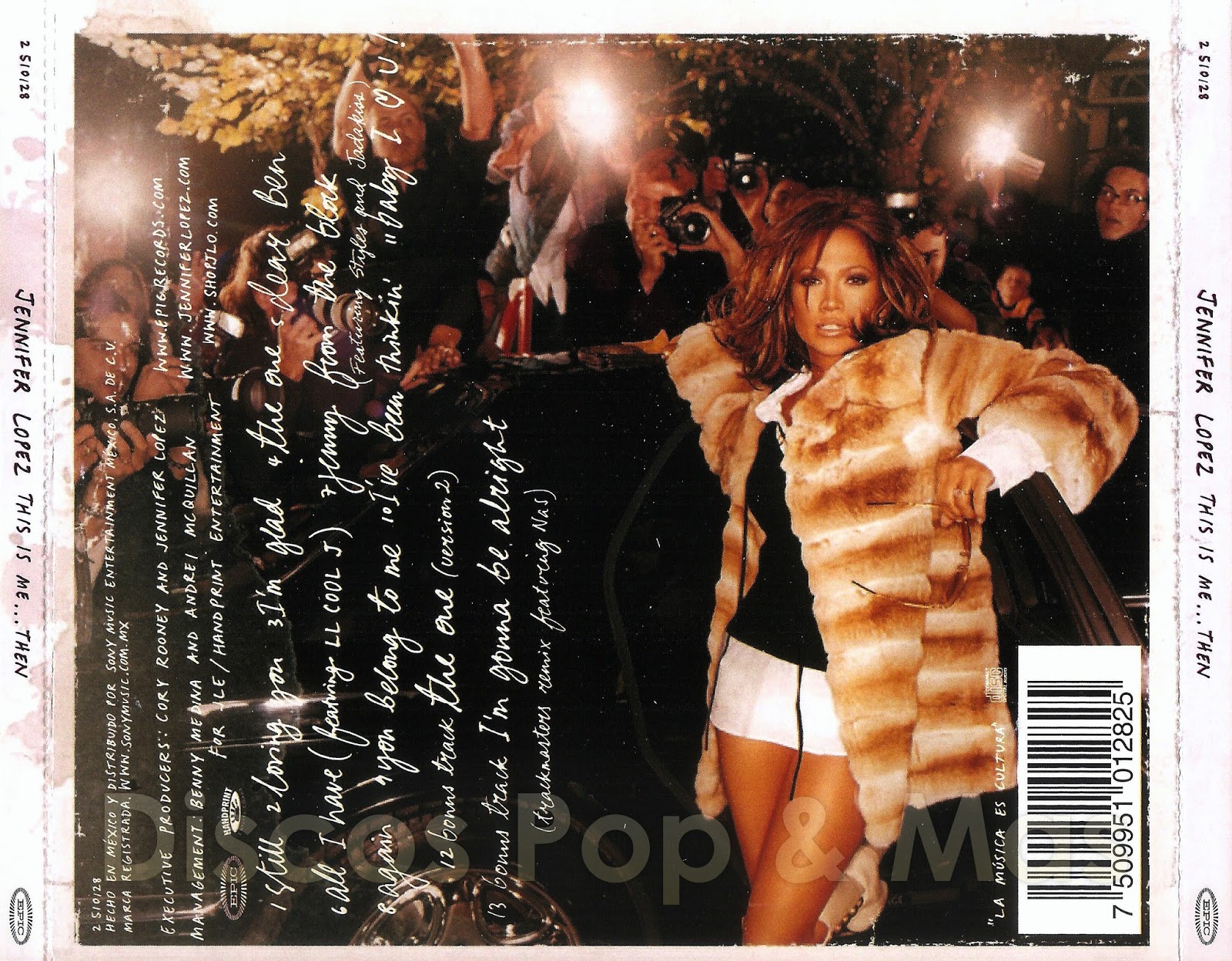 Discos Pop & Mas: Jennifer Lopez - This Is Me Then