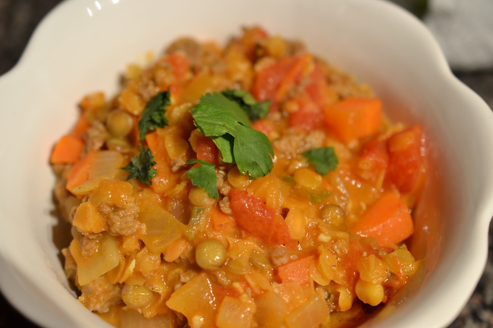 Feed Your Genes Indian Spiced Lentils and Lamb