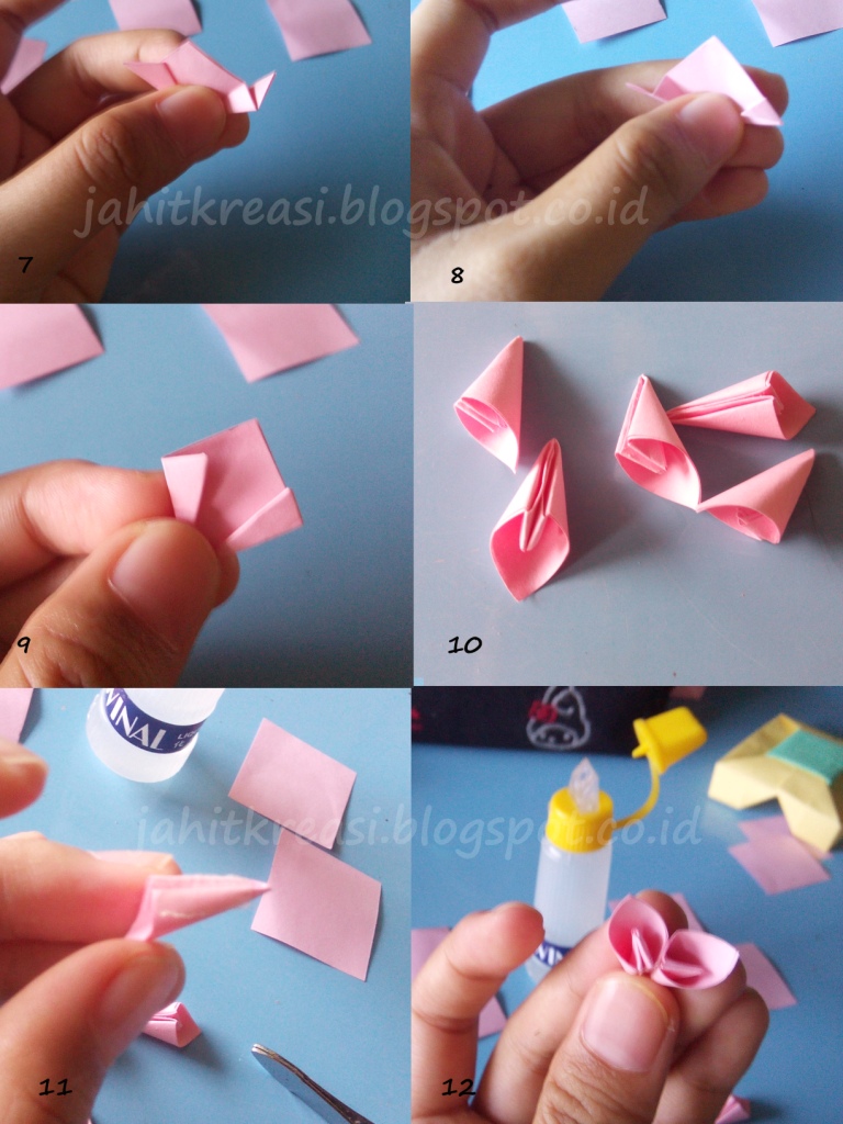 Cara Membuat Origami Bunga - Berbagi Tutorial Aneka Kreasi