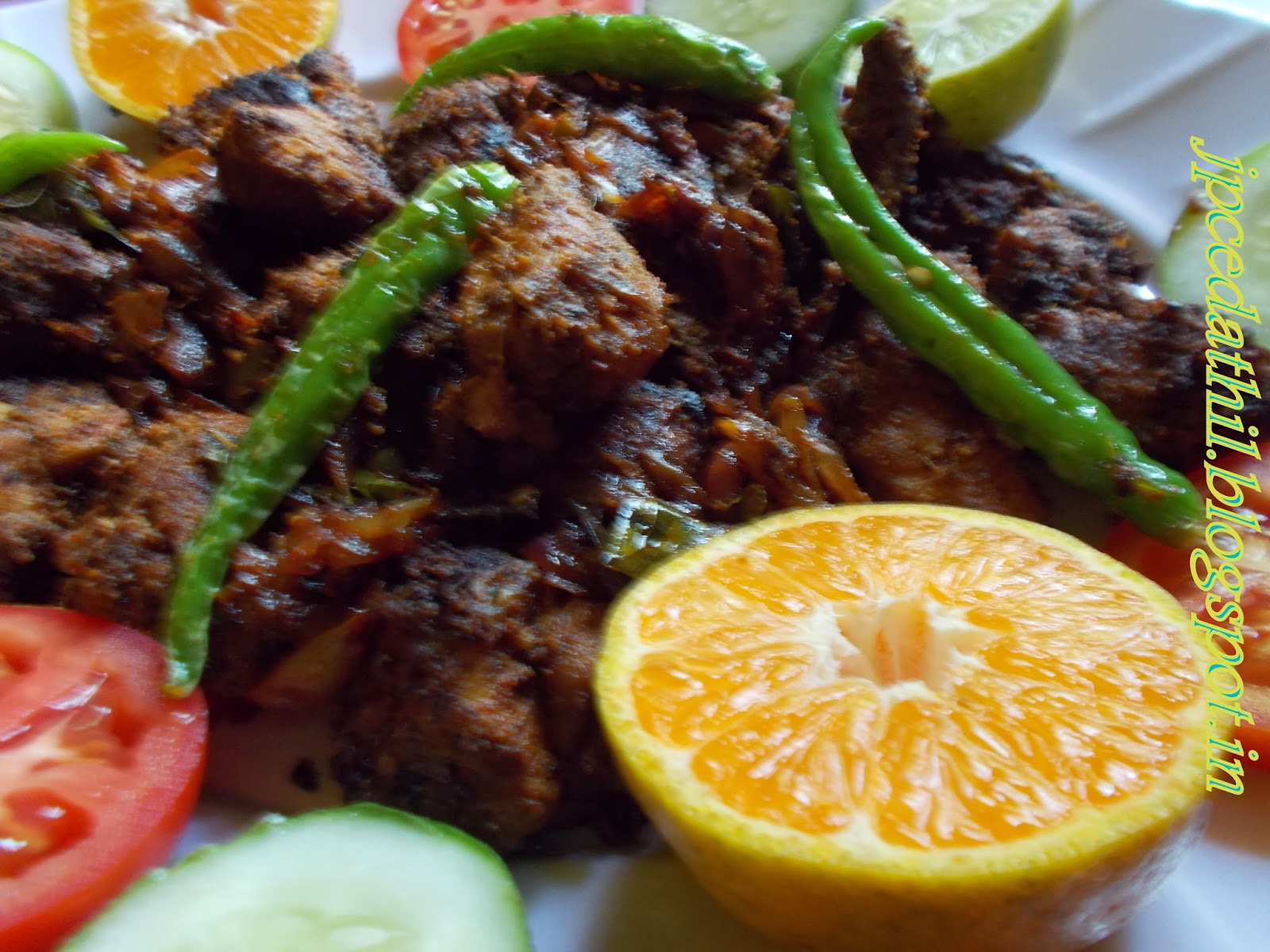 Kerala Traditional and Other Recipes CHICKEN FRY KERALA STYLE