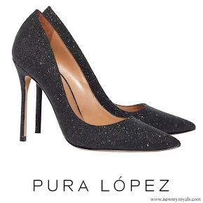 Crown Princess Mary wore Pura Lopez Kameron Evening Heeled Pumps