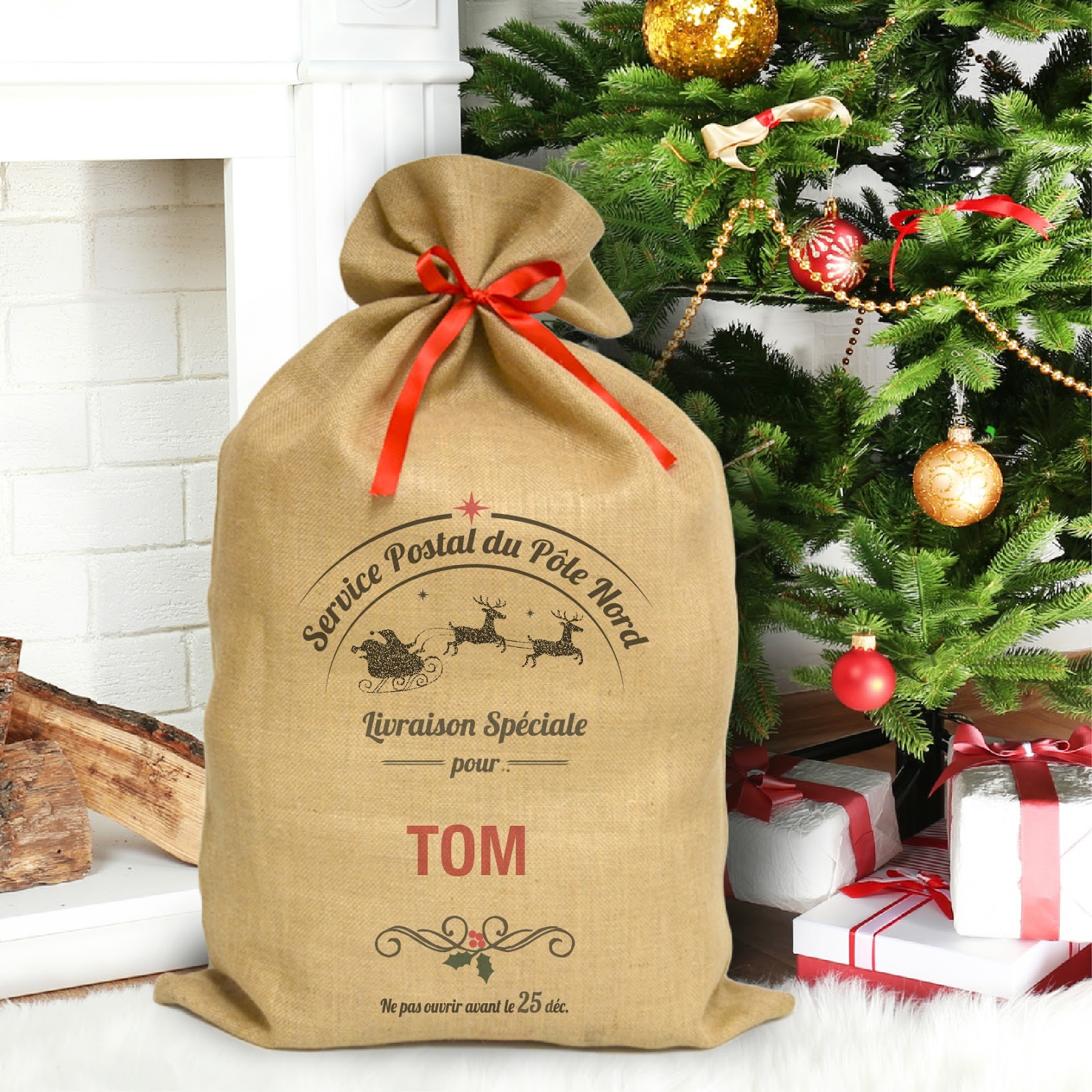 Idée géniale : le sac de Noël personnalisé A-qui-S - TOP-PRODUITS-BEBE