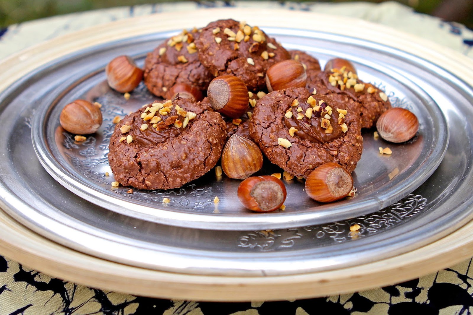 Gluten Free Alchemist HazelnutChocolate (Nutella) Thumbprint Cookies