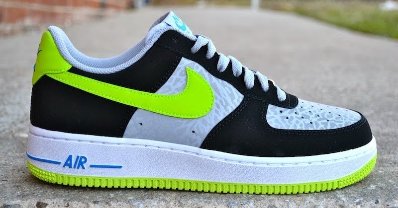 grey and lime air force 1
