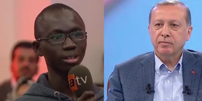 Senegalli öğrenci: Dünya lideri Erdoğan dualarımız seninle!