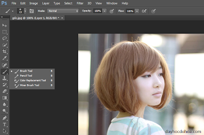Hướng dẫn cách đổi màu tóc bằng Photoshop Hướng dẫn cách đổi màu tóc bằng Photoshop