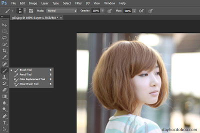 Hướng dẫn cách đổi màu tóc bằng Photoshop