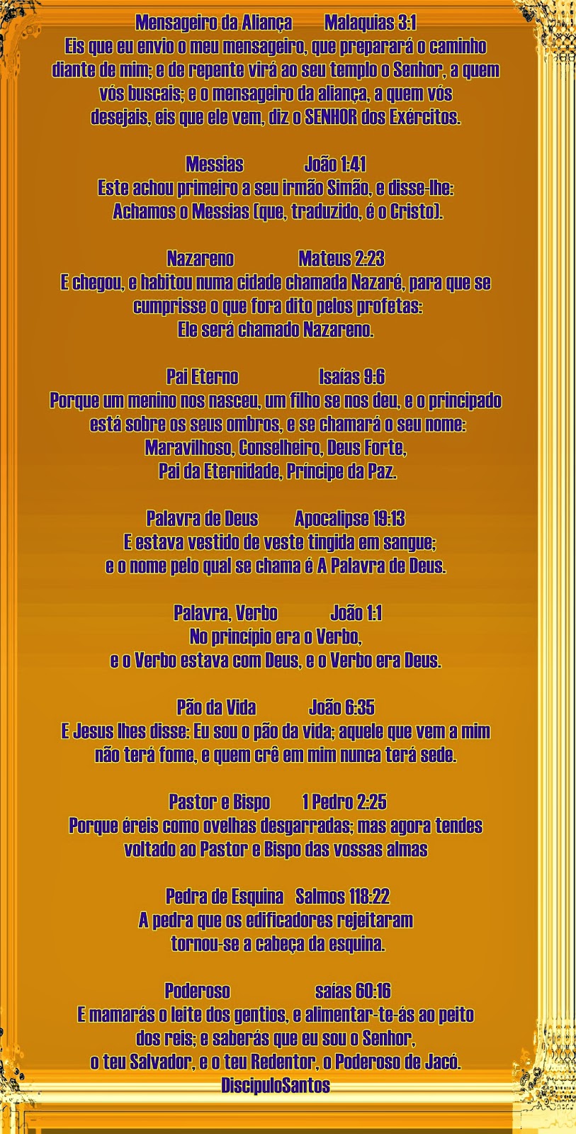 Discípulos do Verbo Todos os Nomes