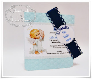 Invitaciones Bautizo Precious Moments