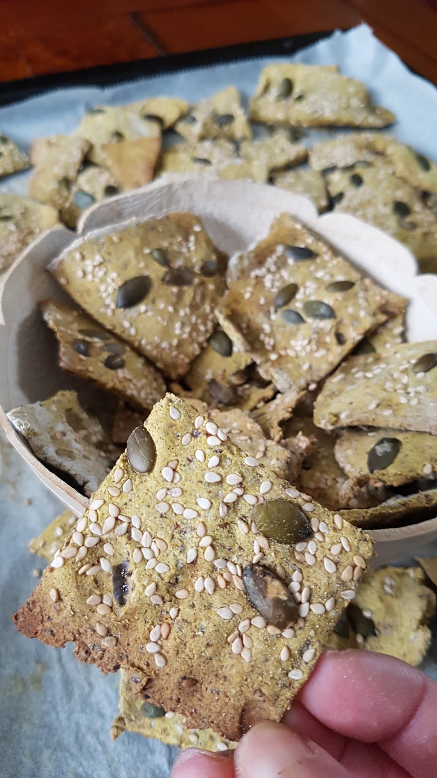 FloViCook Crackers au sarrasin,curcuma et graines de lin;sans gluten