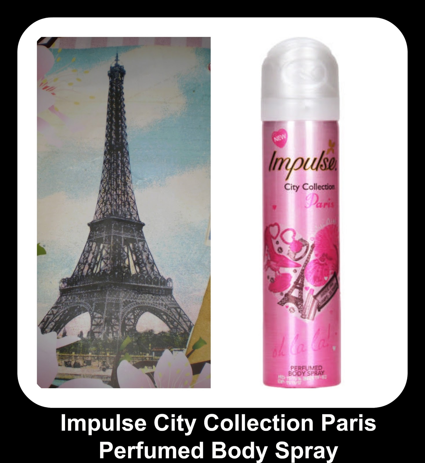 IMPULSE CITY COLLECTION PARIS PERFUMED BODY SPRAY REVIEW Blue Poinsettia