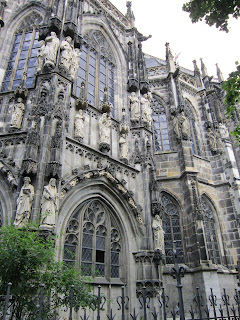 Fotografia de um dos monumentos de Aachen