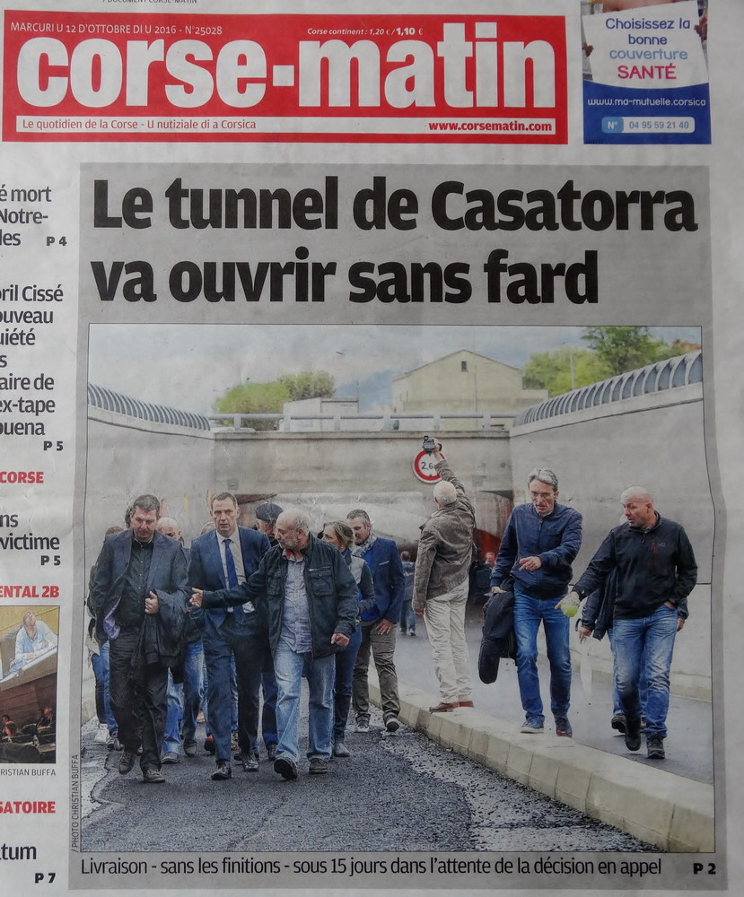 AMIS ET VISITEURS BIENVENUE * Extrait Corsematin de ce jour