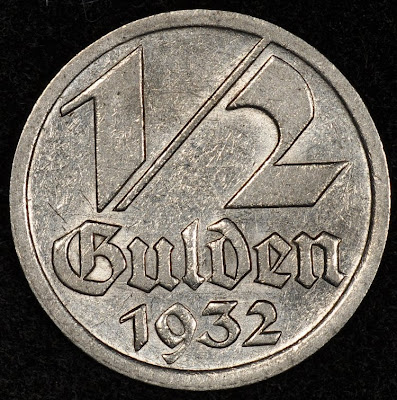 Danzig Half Gulden Coin