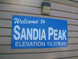 Sandia Peak_Albuquerque, New Mexico_Elevation Sign_at the TOP!