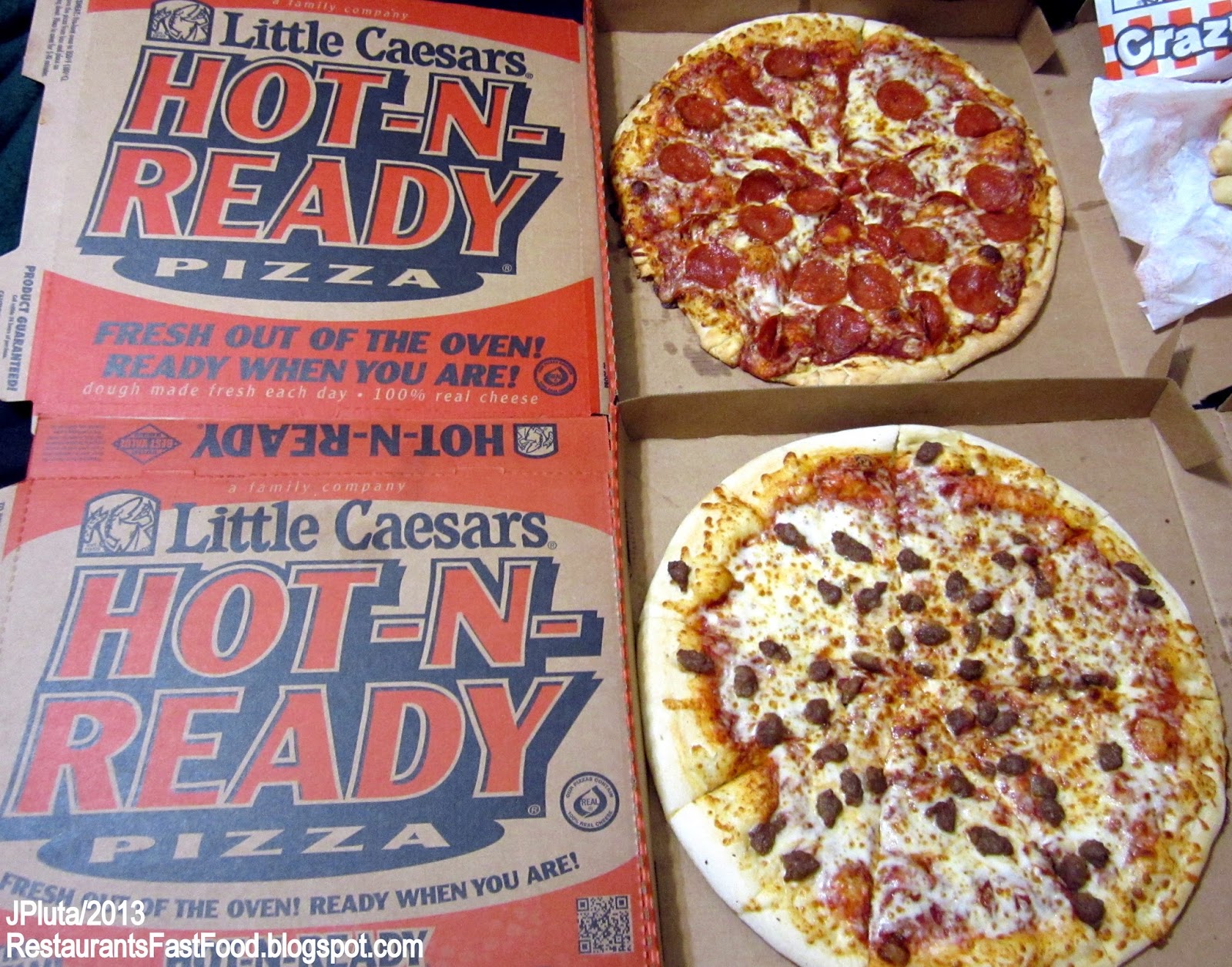 Restaurant Fast Food Menu McDonald's DQ BK Hamburger Pizza Mexican Taco