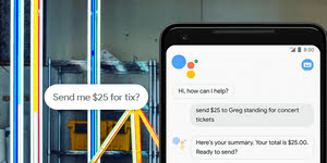 Google Pay interface
