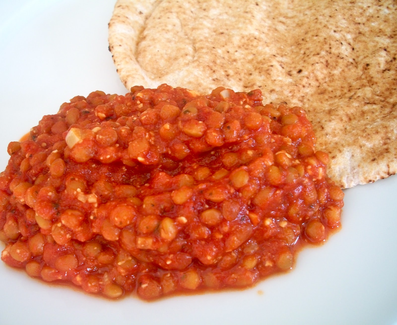 Brooke Bakes Lentils in TomatoFeta Sauce