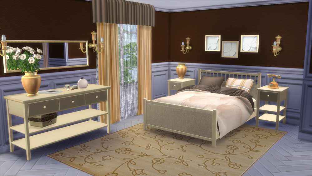 Sims 4 Ccs The Best Gentle Sleep Bedroom Set By Nantanec