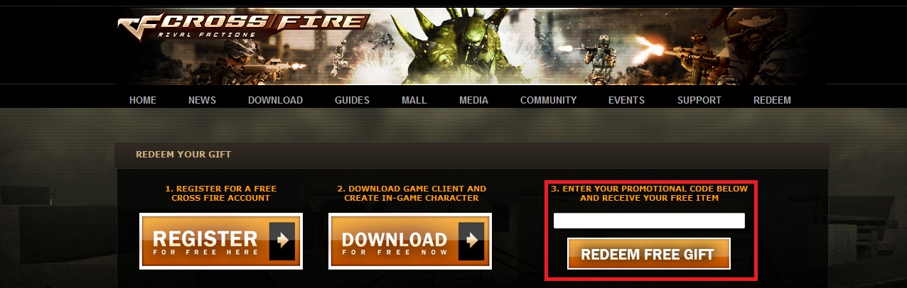 Cross Fire: Obtenha as novas fitas do cross.