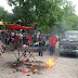 Gara-gara bengang, peniaga bakar gerai