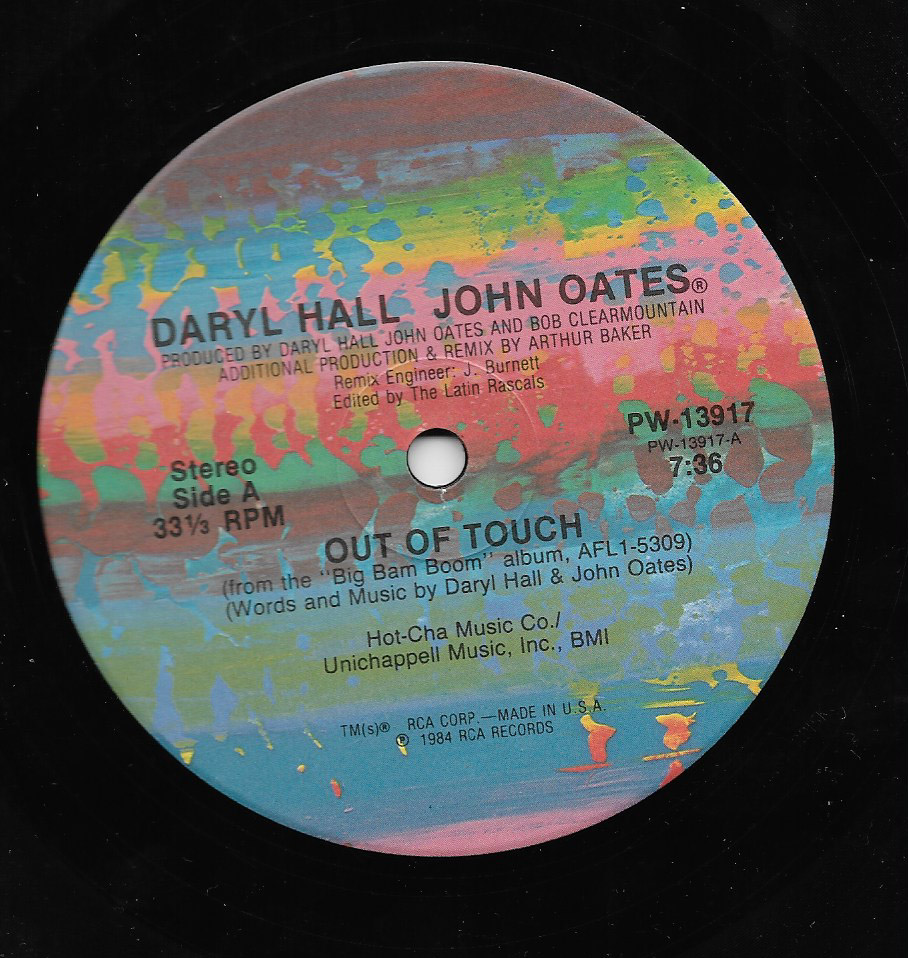 MEDUSABOY Daryl Hall & John Oates Out Of Touch (12 MEDUSABOY Daryl Hall & John Oates Out Of Touch (12