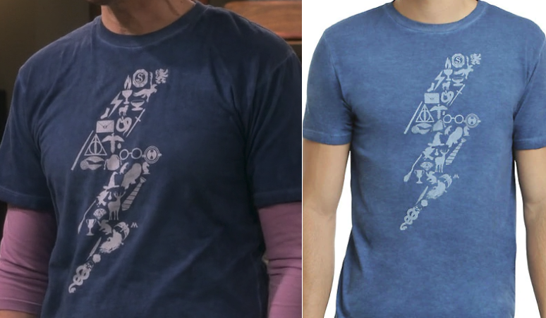 Sheldon cooper harry potter shirt Clearance