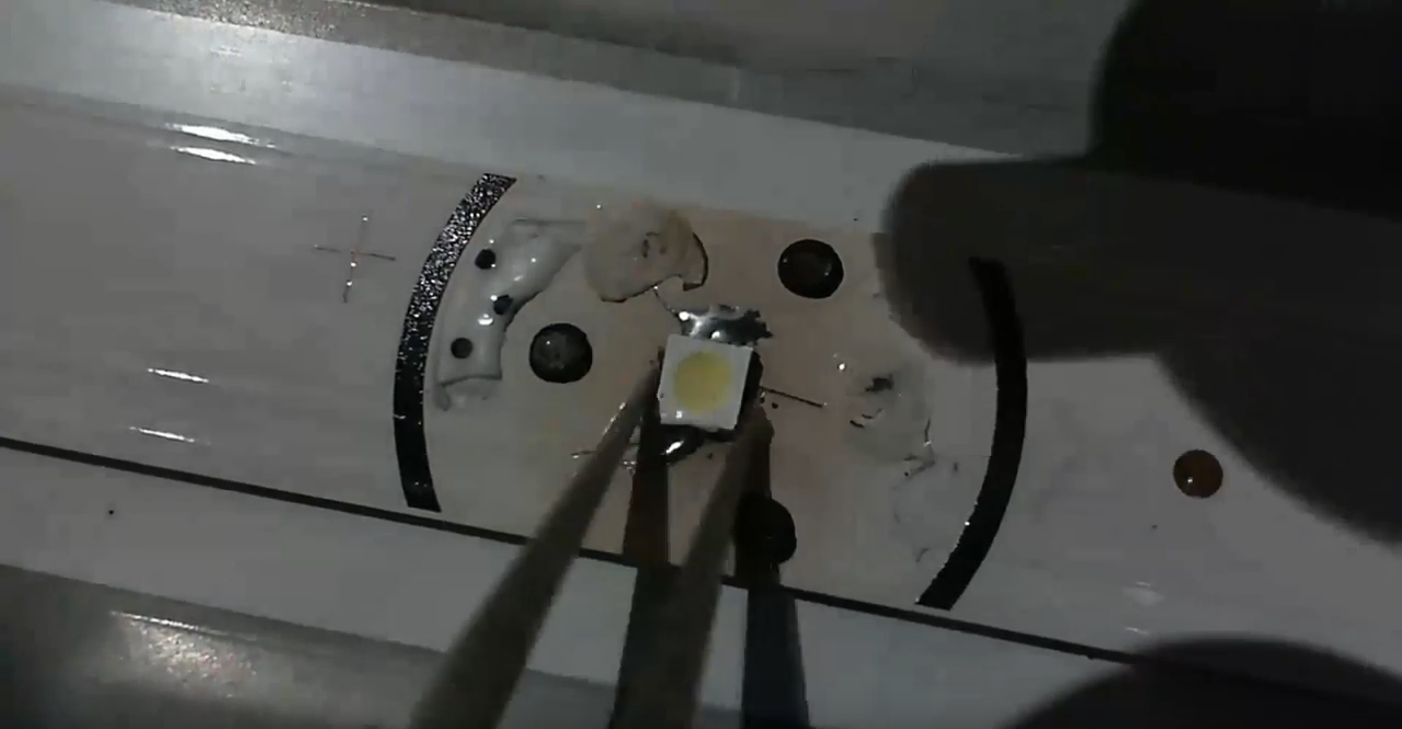 Electronics repairs: Single LED replacement on LG TV LED strips