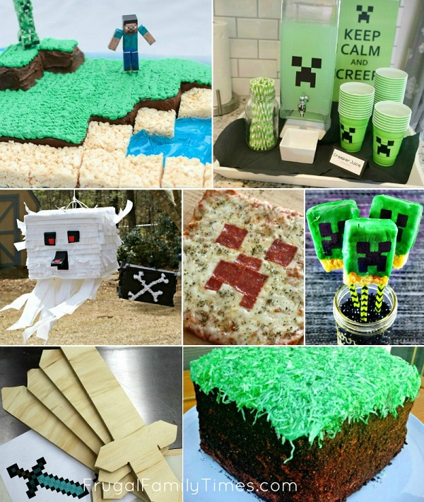 Minecraft Birthday Party Food Ideas